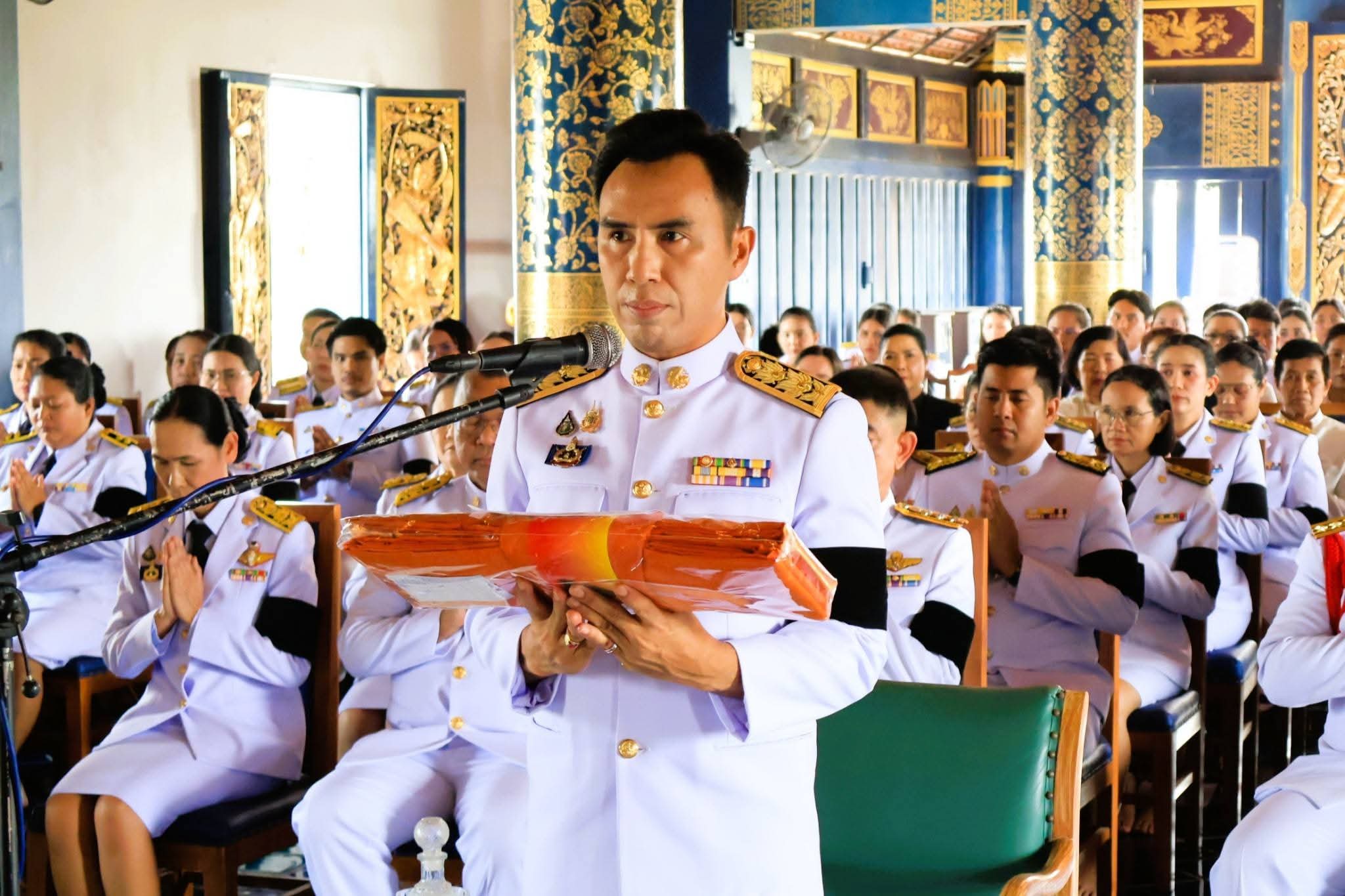 อำเภอบ้านหมี่โดยสำนักงานพัฒนาชุมชนอำเภอบ้านหมี่ เข้าร่วมพิธีทอดผ้าป่าสมทบกองทุนพัฒนาเด็กชนบท ในพระราชูปถัมภ์สมเด็จพระเทพรัตนราชสุดาฯ สยามบรมราชกุมารี ประจำปี 2569 เพื่อพัฒนาคุณภาพชีวิตเด็กก่อนวัยเรียนที่มีฐานะยากจนและด้อยโอกาส 