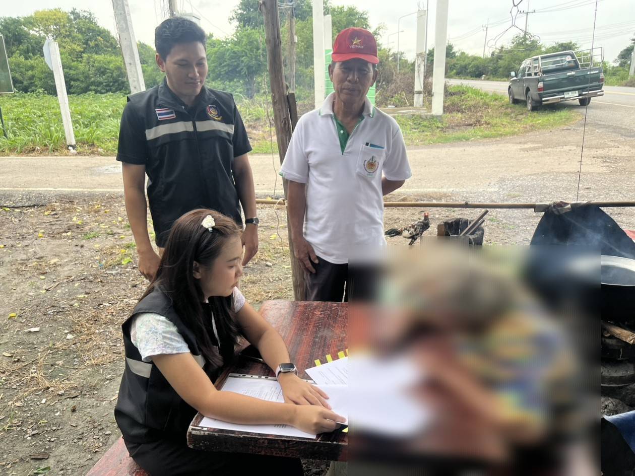 จังหวัดลพบุรี 🐵  🤍อำเภอบ้านหมี่ โดยสำนักงานพัฒนาชุมชนอำเภอบ้านหมี่ ร่วมลงพื้นที่สำรวจผู้ขอรับทุนเพื่อประกอบอาชีพ